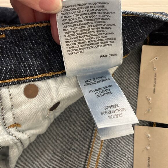 AGOLDE Nico Boot Jeans Women's 24 Song Blue Boot Cut Dark Wash - Picture 6 of 11